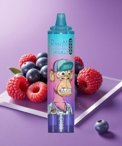 Fumot RandM Tornado 15000 Puffs 25ml 850mAh 0.9Ω Mesh Type-C LCD Φράουλα Βατόμουρο