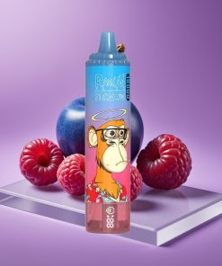 Fumot RandM Tornado 15000 Puffs 25ml 850mAh Mesh 0.9Ω Type-C LCD Μπλε Razz Κεράσι