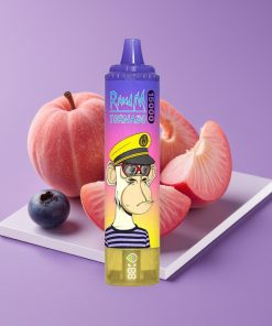 Fumot RandM Tornado 15000 Puffs 25ml 850mAh Mesh 0.9Ω Type-C LCD Ρόδακος Μπλε Μούρο