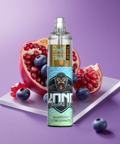 Fumot Tornado 7000 Puffs 14ML 850MAH Mesh Type-C RGB 0-5% Air-Adjustable Βακκινιό Ροδάκινο