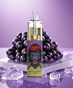 Fumot Tornado 7000 Puffs 14ML 850MAH Mesh Type-C RGB 0-5% Air-Adjustable Μάυρο Φραγκοστάφυλο Πάγος