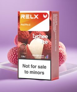 RELX Pod Pro 2 600 Πνοές 0% Νικοτίνη 1.9ml Λίτσι Παγωμένο