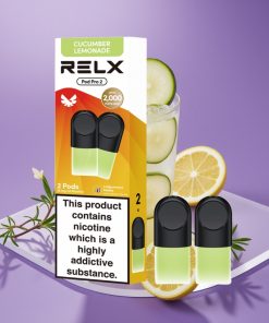 RELX Pod Pro 2 600 Ατμοί 1.8% Νικοτίνη 1.9ml Ανθρακούχο Λεμονάδα Αγγούρι