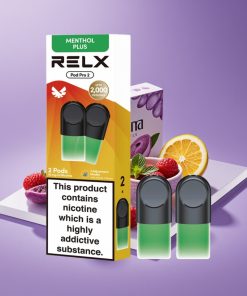 RELX Pod Pro 2 600 πνοές 1.8% νικοτίνη 1.9ml Μιντο-Μενθόλ Πλας