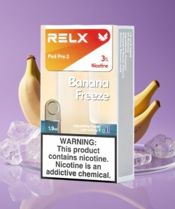 RELX Pod Pro 2 600 Πυρσοί 3% Νικοτίνη 1.9ml Πάγωμα Μπανάνας