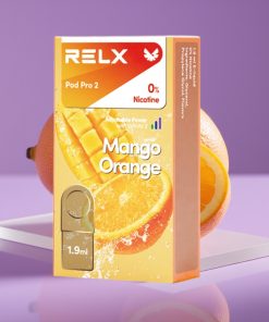 RELX Pod Pro 2 600 Puffs 1.9ml 0% Mάγκο Πορτοκάλι Eco/Smooth/Boost