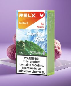 RELX Pod Pro 2 600 Puffs 5% 1.9ml Menthol Xtra Eco/Smooth/Boost
