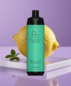 RandM Fumot Shisha 10000 Puffs 18ml LED Type-C Λεμονιά Μίντα
