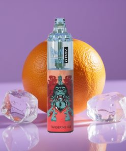 RandM Fumot Tornado 7000 Πνοές 14ML Πλέγμα Τύπου-C RGB Αερο-Ρυθμιζόμενο Μανταρινο-Παγωμένο