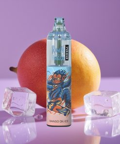 RandM Fumot Tornado 7000 Puffs 14ML Mesh Type-C RGB Air-Adjustable Μάνγκο με Πάγο