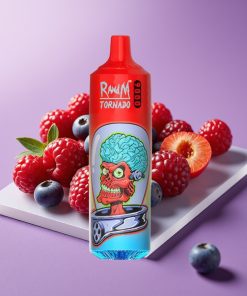 RandM Tornado 9000 Puffs 850mAh 18mL Mesh Coil RGB Display Μικτά Μούρα