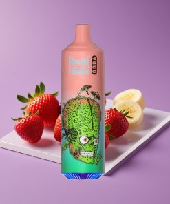 RandM Tornado 9000 Puffs 850mAh 18mL Mesh Coil RGB Φράουλα Μπανάνα