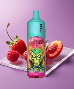 RandM Tornado 9000 Puffs 850mAh 18mL Mesh Coil RGB Φράουλα Σμέουρα Κεράσι Πάγος