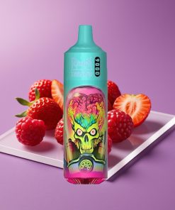 RandM Tornado 9000 Puffs 850mAh 18mL Mesh Coil RGB Φράουλα Βατόμουρο