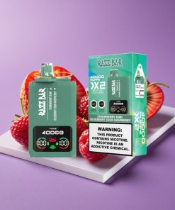 Razz Bar 40000 Puffs Δισκοθήκη Οθόνη Ισχύος 1.0Ω×2 Πλέγμα 650 Mah Type-C Φράουλα Κίβι & Μύρτιλο Ξινή Σμέουρα