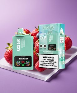 Razz Bar 40000 Puffs Διεπαφή Οθόνης Ισχύος 1.0Ω×2 Πλέγμα Coil 650 Mah Type-C Φράουλα Πάγος & Μικτά Μούρα