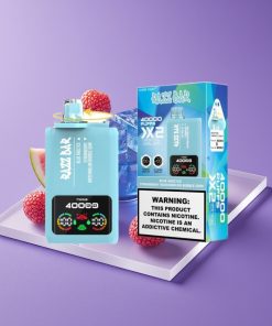 Razz Bar 40000 Puffs 1.0Ω×2 Mesh Coil 650mAh (Μπλε Σμέουρα Πάγος-Φράουλα Καρπούζι Τσίχλα)
