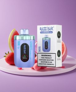 Razz Bar 50K Φουφουτια Mesh 1.0 Ohm Type-C Φράουλα Καρπούζι Bubble Gum