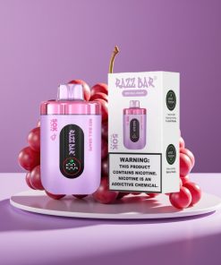 Razz Bar 50K Puffs 1.0 Ohm Mesh 650mAh Type-C 2% Ερυθρός Ταύρος Σταφύλι