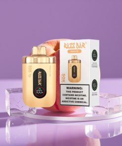 Razz Bar 50K Puffs 1.0 Ohm Mesh 650mAh Type-C 2% Ροδάκινο Πάγο