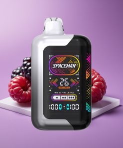 SMOK Spaceman SP40000 Zero Nic 20ml Μαύρο Βατόμουρο Ρασμπέρι