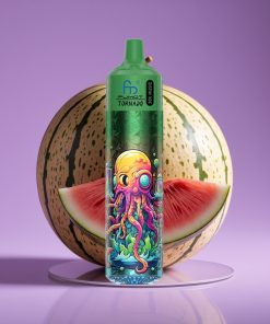Fumot RandM Tornado 30000 Puffs 30mL 5% 1.0Ω 600mAh LED Karpouzi Peponi