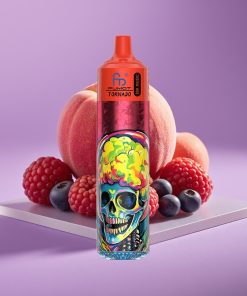 Fumot RandM Tornado 30000 Puffs 30mL 5% 1.0Ω Ροδάκινο Μούρα LED