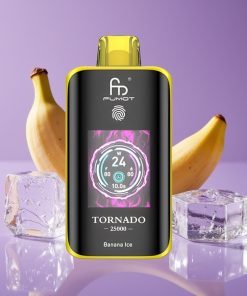 Fumot Tornado 25000 Πνοές HD Οθόνη 700mAh Μπανάνα Πάγος