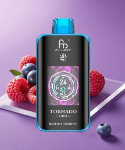 Fumot Tornado 25000 Puffs HD Screen 700mAh 20ml Μπλε Βατόμουρο Σμέουρο