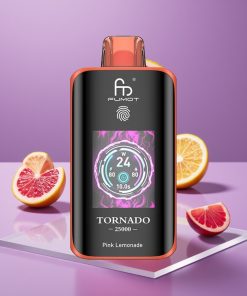 Fumot Tornado 25000 Puffs HD Screen 700mAh 20ml Ροζ Λεμονάδα