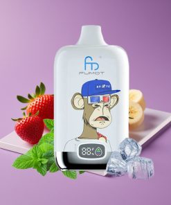 Fumot Tornado Digital Box 12000 Puffs 20ml Φράουλα Μπανάνα Mesh Coil Type-C