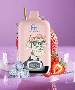 Fumot Tornado Digital Box 12000 Puffs Φράουλα Πάγος Mesh Coil 20ml Type-C