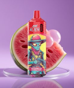 JNR Alien 10000 Puffs 850mAh 1.2Ω Mesh 20ml Type-C RGB Καρπούζι Bubble Gum