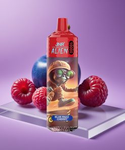 JNR Alien 10000 Puffs 850mAh 1.2Ω Mesh 20ml Type-C RGB Μπλε Razz Κεράσι