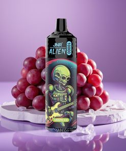 JNR Alien 10000 Puffs 850mAh 20ml Type-C RGB Σταφύλι Πάγο
