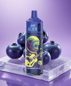 JNR Alien 10000 Puffs 850mAh 20ml Type-C RGB Μπλέ Βατόμουρο Στην Πάγο
