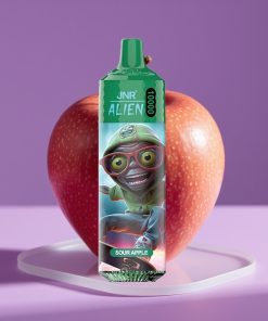 JNR Alien 10000 Πuffs 850mAh 1.2Ω Mesh 20ml Type-C RGB Ξινή Μήλο