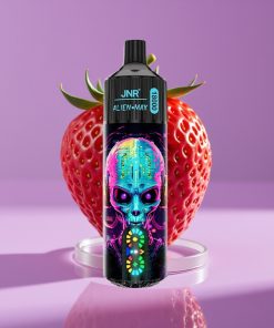 JNR Alien Max 18000 Εμφάνιση LED Διπλός Πυρήνας Φράουλα Hubba Bubba