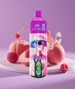 JNR Alien Max 18000 Puffs Dual Mesh LED 28ml Λευκό Ροδάκινο Razz