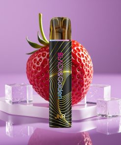 JNR Black&Golden 800 Puffs 550mAh 2ml TPD Φράουλα Πάγος