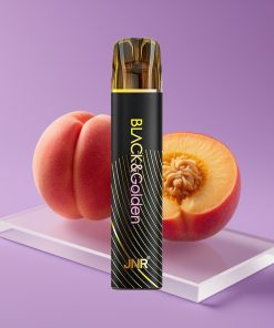 JNR Black&Golden 800 Puffs 550mAh 2ml TPD Ροδάκινο Μάνγκο