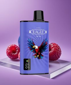 JNR EAGLE Smart 23000 Puffs Ψηφιακή Οθόνη 1.0ohm Mesh Ρυθμιζόμενη Ροή Αέρα 750mAh Μπλε Βύσσινο Κεράσι