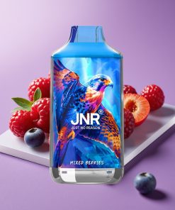 JNR Falcon 16000 Puffs 850mAh 22ml Dual Mesh Coil Type C LED 0% 2% Μικτά Μούρα