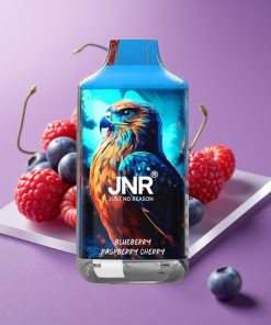 JNR Falcon 16000 Puffs Dual Mesh Coil 850mAh 22ml Type C & Lightning Smart LED Display Βακκινιού Σμέουρα κεράσι