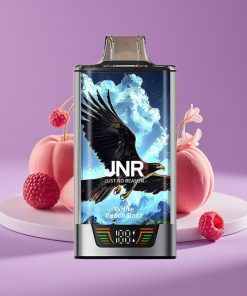 JNR Falcon Pro 28000 30ml 5% Dual Mesh USB-C Λευκό Ροδάκινο Razz