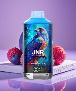 JNR Falcon X 18000 Puffs 750mAh 24ml Dual Mesh/Dual Core Digital Type-C 0/2/5% Μπλε Σμέουρνα Παγωμένο