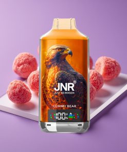 JNR Falcon X 18000 Puffs 750mAh 24ml Dual Mesh Διαψηφιστική Οθόνη Type-C Γουμί Αρκούδα