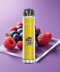 JNR Gold380 6000 Puffs 1500mAh 1.0ohm 13ml Μπλε Βατόμουρο Ξινή Σμέουρα