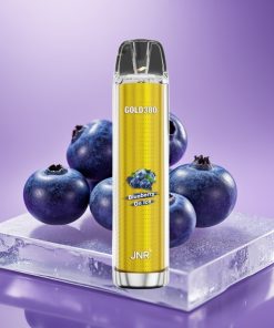 JNR Gold380 6000 Puffs 1500mAh 1.0ohm 13ml Μπλε Βατόμουρο Σε Πάγο