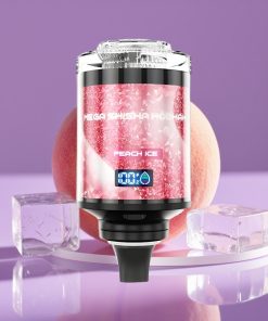 JNR Mega Shisha Hookah 100K 60ml 2200mAh Ροδάκινο Πάγο